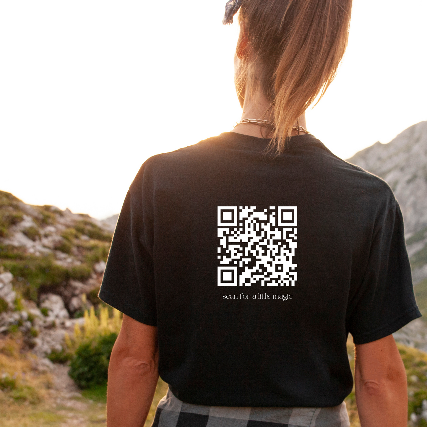 Secret Message QR Code T-Shirt