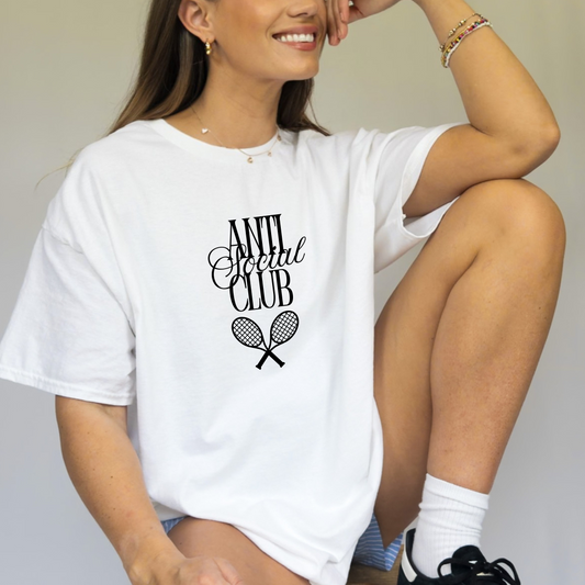 Anti Social Club T-Shirt – Minimalist Tee, Vintage-Inspired Graphic Shirt