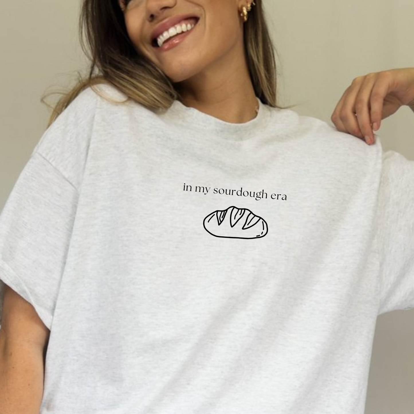 In My Sourdough Era T-Shirt – Minimalist Bread Lover Tee, Trendy Baking Shirt