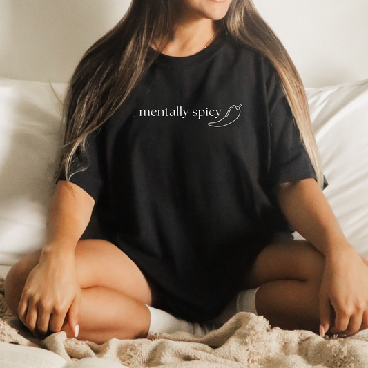 Mentally Spicy T-Shirt – Funny Hot Pepper Tee for Sassy Minds